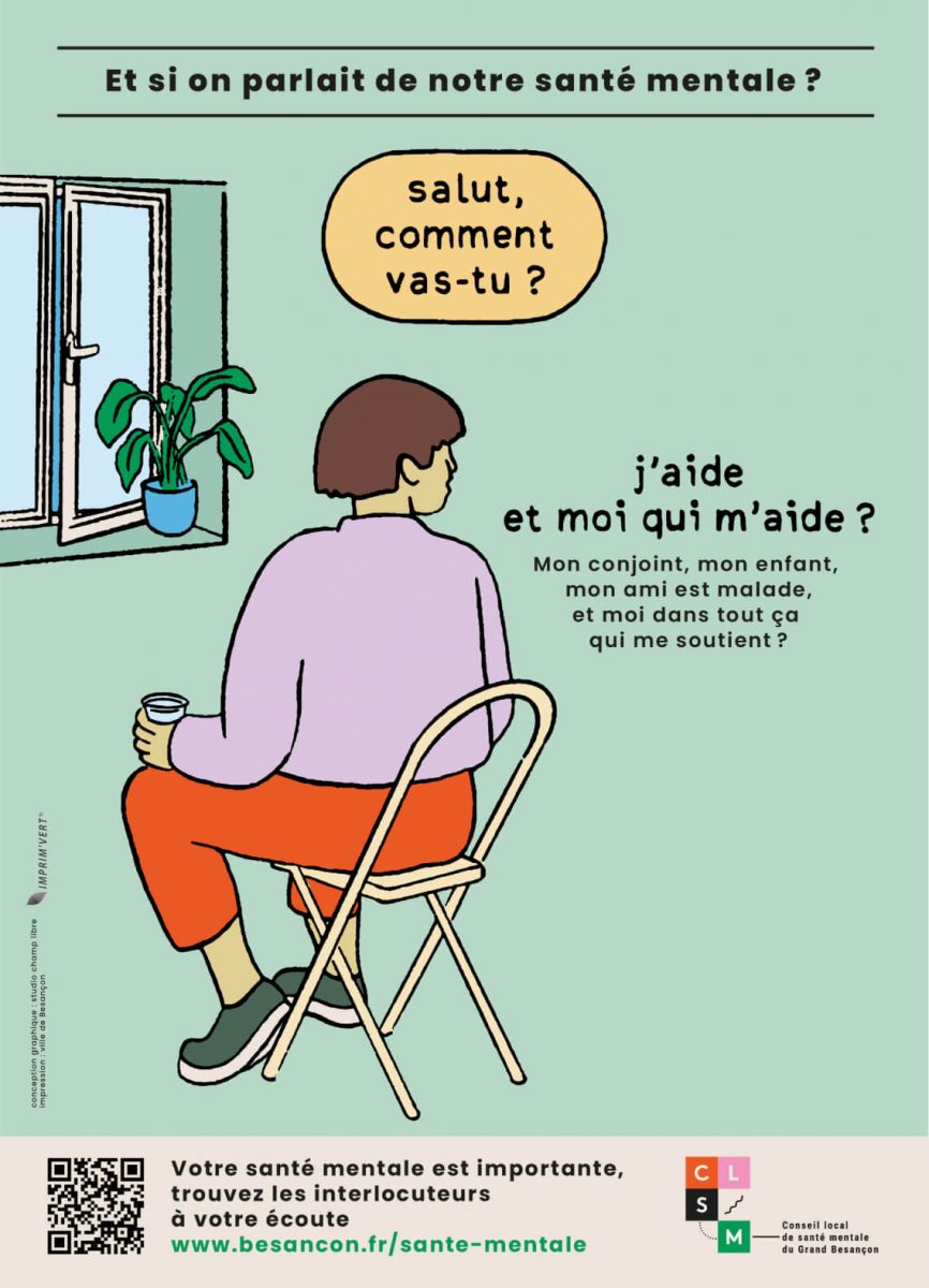 Affiche illustrée de la série "salut comment vas-tu ?"