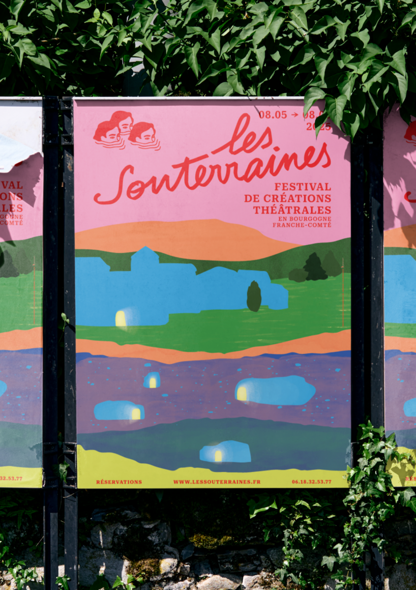 Affiche principale du festival de théâtre les Souterraines à Besançon