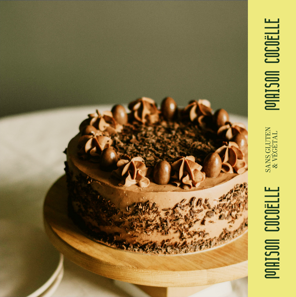 mise en page pour des supports de communication pour le café cocoelle à Besançon