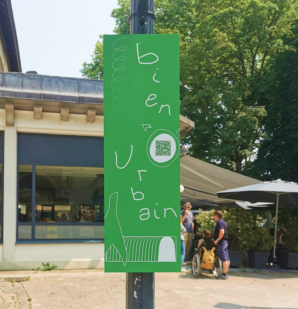 Signalétique et enseigne pour le festival par le studio champ libre à besançon