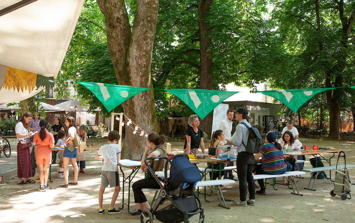 Signalétique et banderole événementielle pour le festival et les ateliers
